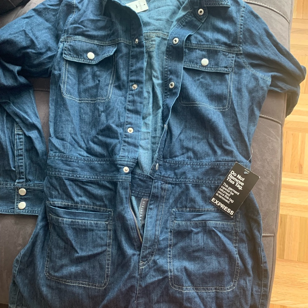 Denim Romper